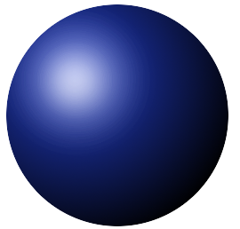 Esfera azul